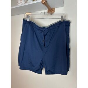 Chubbies the lakesides Navy Blue Athletic Shorts Drawstring Mens XXL 5.5" Inseam